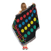 Northwest X Hasbro Twister Woven Tapestry Throw with Fringes, 48" x 60"