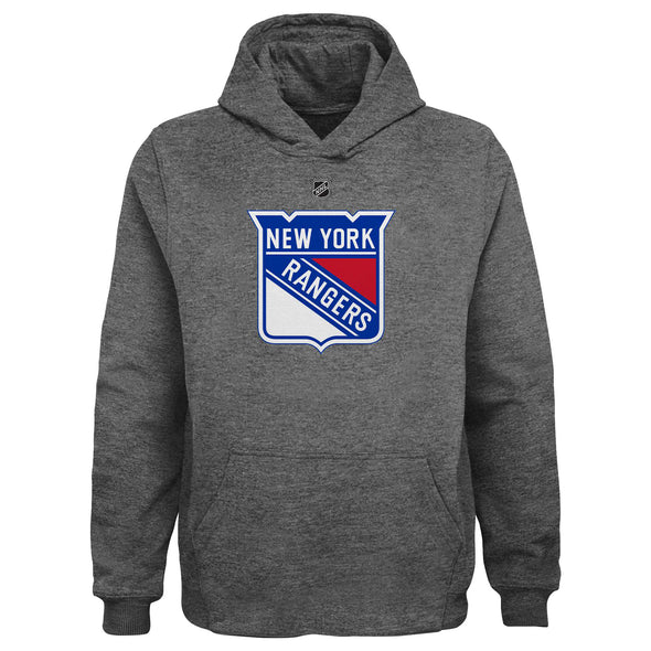 Outerstuff NHL Youth Boys New York Rangers Primary Logo Fleece Hoodie