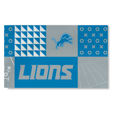 Northwest NFL Detroit Lions Colorblock Washable Area Living Rug, 36" X 60"