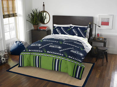 Northwest NFL Seattle Seahawks Rotary Queen Bed in Bag Set