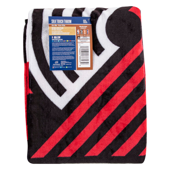 Northwest NBA Portland Trail Blazers Singular Silk Touch Throw Blanket, 45 X 60