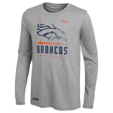 Outerstuff NFL Men's Denver Broncos Red Zone Long Sleeve T-Shirt Top