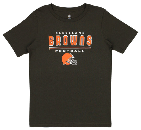 Outerstuff NFL Youth Girls Cleveland Browns Team Logo Short Sleeve T-Shirt