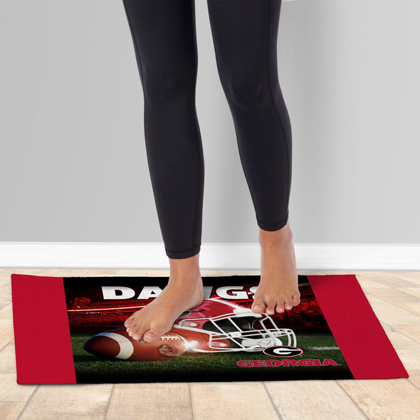 Northwest NCAA Georgia Bulldogs Gameday Washable Area Floor Rug, 20" x 32"