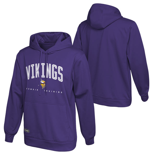 Outerstuff NFL Men's Minnesota Vikings Up Field Fleece Hoodie