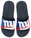 FOCO NFL Men's New York Giants Cropped Big Logo Raised Slides