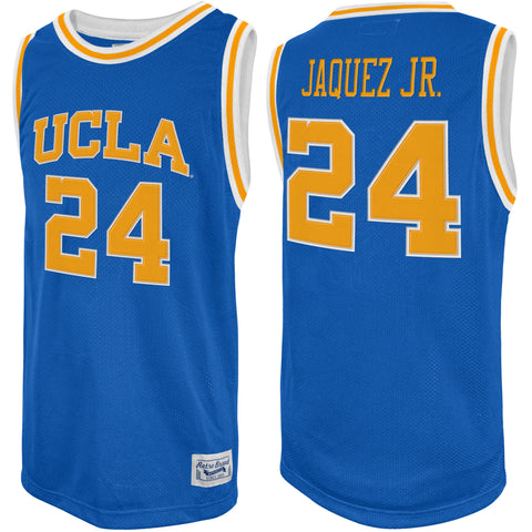 Original Retro Brand NCAA Men's UCLA Bruins #24 Jaime Jaquez Jr Tackle Twill Jersey, Blue