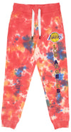 FISLL NBA Women's Los Angeles Lakers Tiedye Jogger