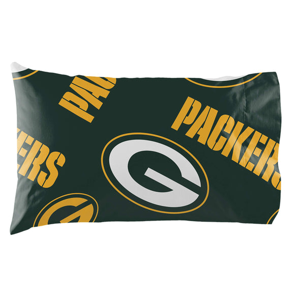 Northwest NFL Green Bay Packers Rotary Queen Bed in Bag Set