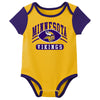 Outerstuff NFL Infant Unisex Minnesota Vikings Variety 3-Pack Set