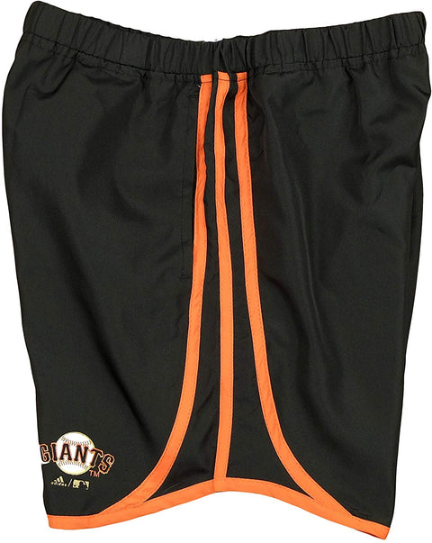 Adidas MLB Youth Girls San Francisco Giants Lightweight Charger Shorts, Black