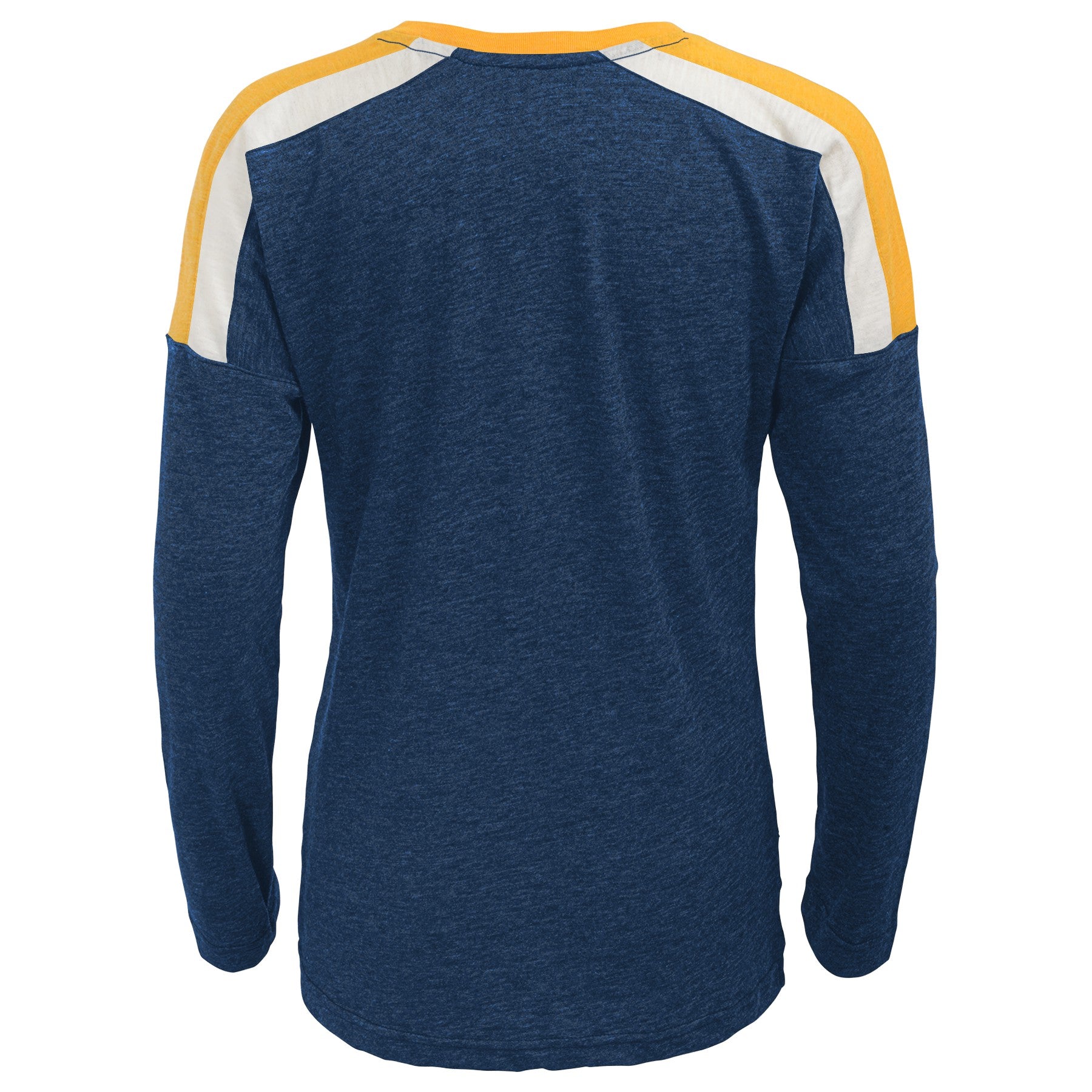 OuterStuff Buffalo Sabres NHL Youth Grey Team Long Sleeve Graphic T-Shirt