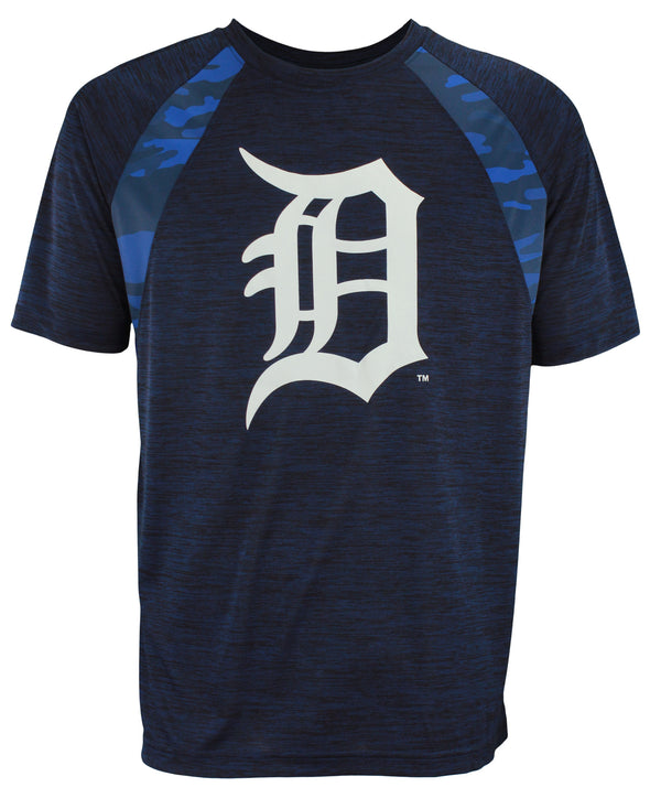 Baseball MLB Men's Detroit Tigers Tonal Camo Space Dye Tee Shirt