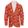 Forever Collectables NFL Men's Denver Broncos Ugly Business Jacket, Orange