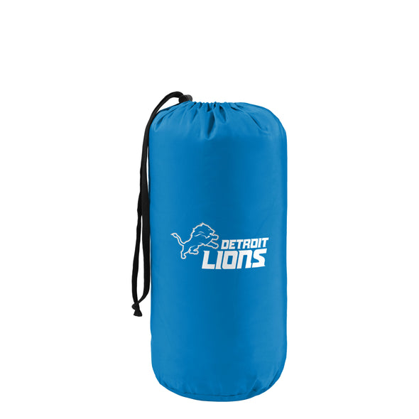FOCO NFL Detroits Lions Exclusive Outdoor Wearable Big Logo Blanket, 50" x 60"