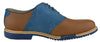 Cole Haan Men's Great Jones Saddle II Shoes, Sequoia-India Ink Suede