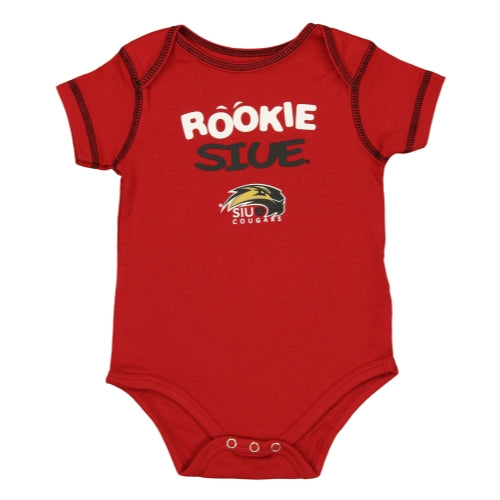 Outerstuff NCAA Infants SIU Edwardsville Cougars 3 Piece Bodysuit Creeper Set
