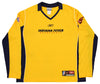 Reebok Indiana Fever WNBA Women's Long Sleeve Shooting Shirt, Yellow/Navy