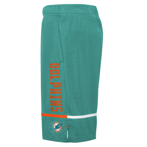 Outerstuff NFL Men's Miami Dolphins Rusher Performance Shorts