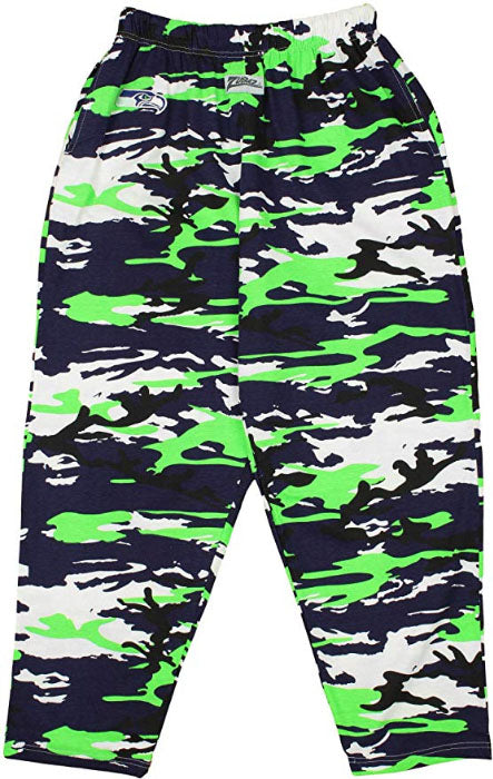 Zubaz NFL Football Men's Seattle Seahawks Camo Pants