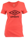 Umbro Women's Crackle Rose Logo Short Sleeve Tee, Color Options