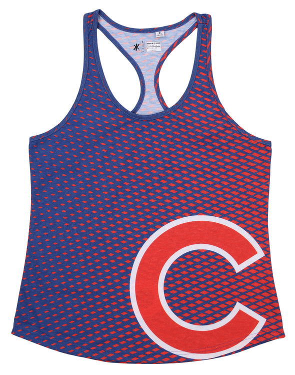 Forever Collectibles MLB Women's Chicago Cubs Diamond Racerback Tank