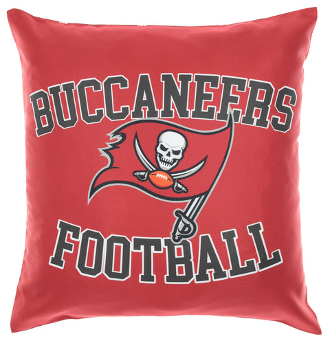 FOCO NFL Tampa Bay Buccaneers 2 Pack Couch Throw Pillow Covers, 18 x 18