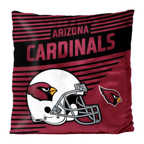 Northwest NFL Arizona Cardinals Velvet Stripes Throw Pillow, 16"x16"