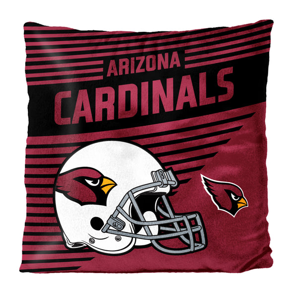 Northwest NFL Arizona Cardinals Velvet Stripes Throw Pillow, 16"x16"