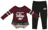 Outerstuff NCAA Infants Toddler Girls Mississippi State Bulldogs Mini Formation Set
