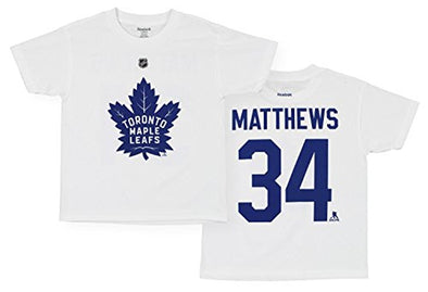 Reebok NHL Youth Toronto Mapleleafs AUSTON MATTHEWS #34 Player Graphic Tee