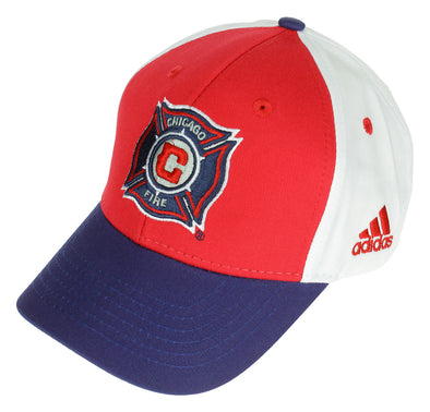 Adidas MLS Chicago Fire Kids (4-7) Basic Structured Adjustable Hat, One Size Fits Most