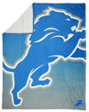 FOCO NFL Detroit Lions Gradient Micro Raschel Throw Blanket, 50 x 60
