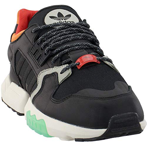Adidas Men's ZX Torsion Casual Sneakers, Core Black/Orange/Bold Green -