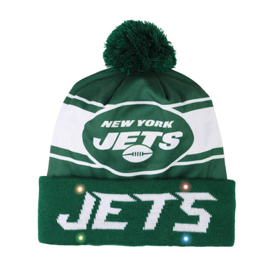 FOCO Adult's NFL New York Jets Light Up Beanie