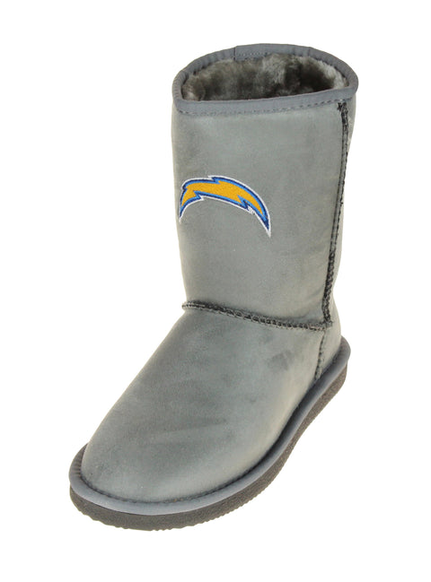 Cuce Shoes San Diego Chargers NFL Football Women's The Devotee Boot - Gray