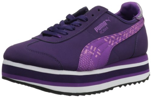 PUMA Roma Slim Stacked Camo Women's Lace-Up Fashion Sneakers Shoes