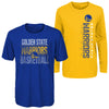 Outerstuff NBA Youth (8-20) Golden State Warriors Performance Long & Short Sleeve Shirt Combo