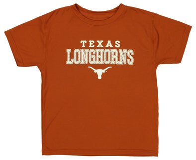 Outerstuff Texas Longhorns NCAA Kids (4-7) Performance Short Sleeve Tee, Orange