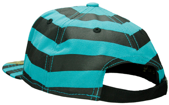 Flat Fitty Folsom Strap Back Cap Striped Hat - Many Colors