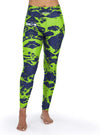 Zubaz Women's Seattle Seahawks Team Colors Lava Leggings