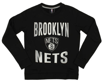 Outerstuff NBA Youth/Kids Brooklyn Nets Performance Fleece Crew Neck Sweatshirt