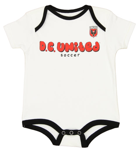 Outertuff MLS Infants D.C. United Logo 2 Piece Creeper Set