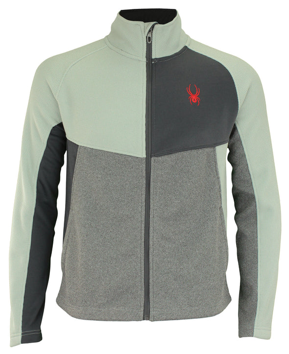 Spyder Men's Heath Color Block Full Zip Sweater, Color Options