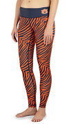 NCAA Women's Auburn Tigers Thematic Print Leggings, Orange