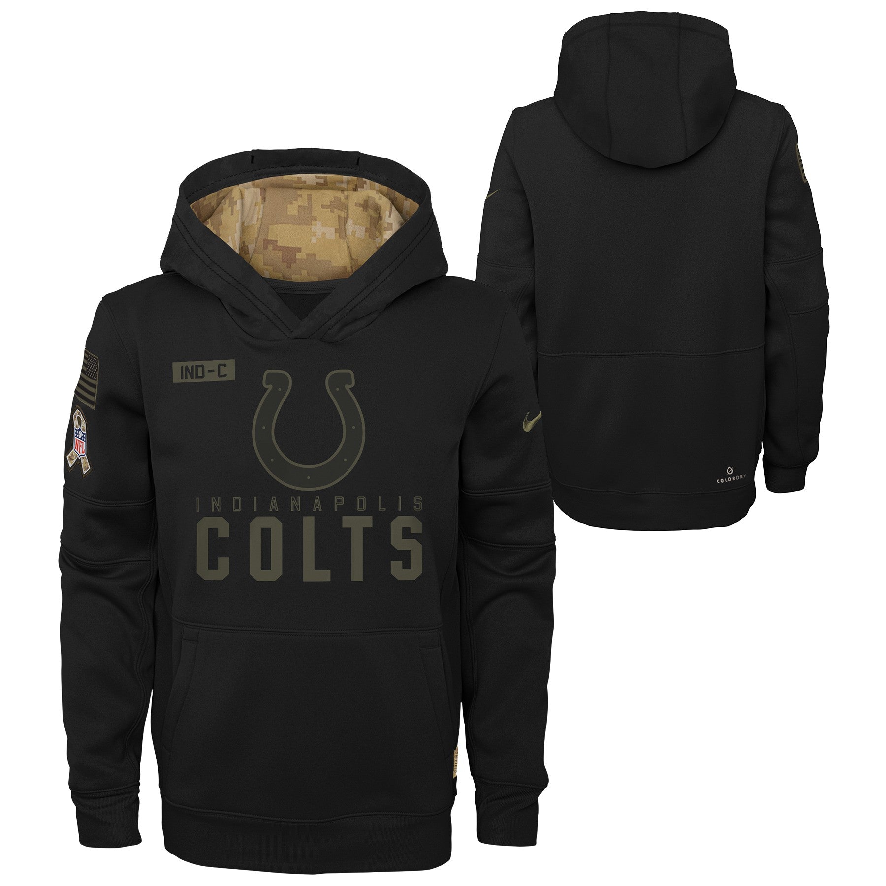 Indianapolis Colts Nike Sweatshirt Hoodie L NFL