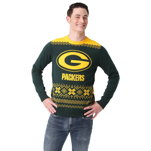 FOCO NFL Men's Green Bay Packers 2021 Ugly Sweater