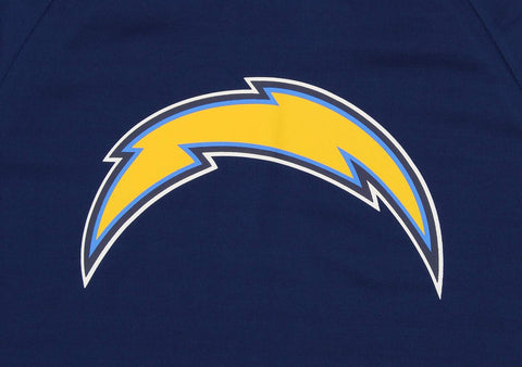 Zubaz NFL Los Angeles Chargers Men's Lightweight French Terry Hoodie