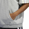 Adidas Men's Donovan Mitchell Short Sleeve Hoodie, Medium Grey Heather