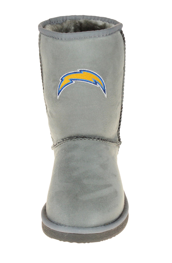 Cuce Shoes San Diego Chargers NFL Football Women's The Devotee Boot - Gray